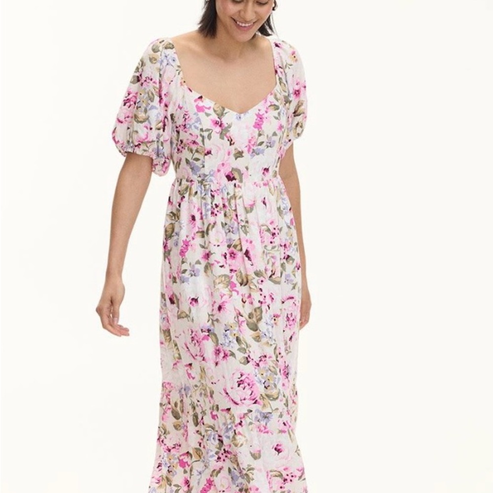 Reitmans x The Birds Papaya Floral Print Midi Dress